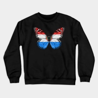 Paraguayan Flag  Butterfly - Gift for Paraguayan From Paraguay Crewneck Sweatshirt